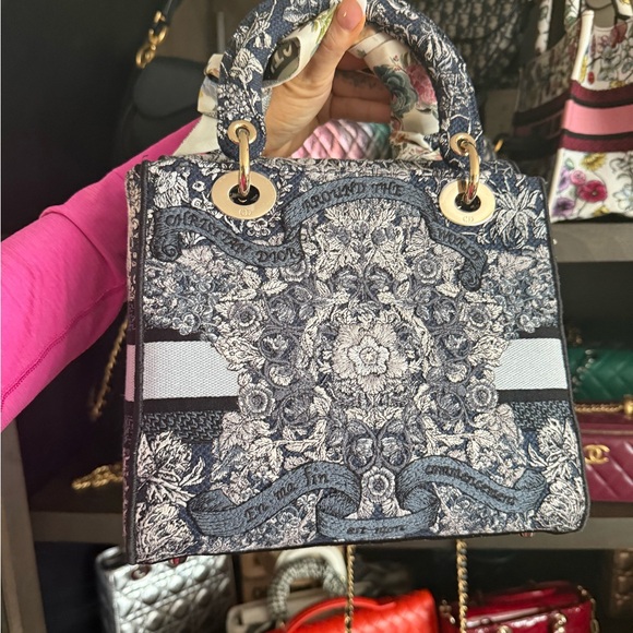 Dior Blue d lite bag - Picture 3 of 5